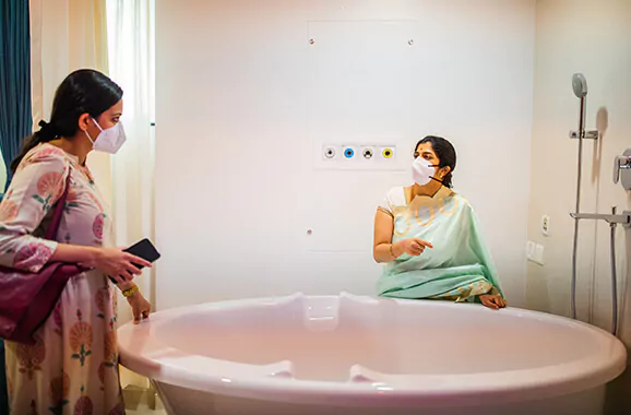 specially designed birth pools